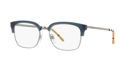 Burberry™ BE2273 3726 54 Matte Blue/Gunmetal Eyeglasses